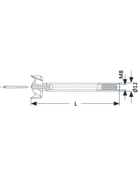 Sistema di foratura in metallo duro 2 Ø 31 - 50 mm nel sistema di foratura 2 di ZOBO