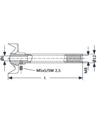 Sistema di foratura 3 in acciaio cromato Ø 31-50 mm in Sistema di foratura 3 di ZOBO