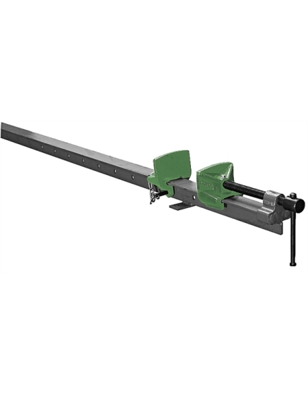 Door clamp line T beam