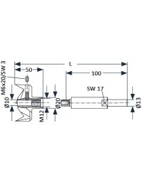 Sistema di foratura 3 in acciaio cromato Ø 50 - 100 mm in Sistema di foratura 3 di ZOBO