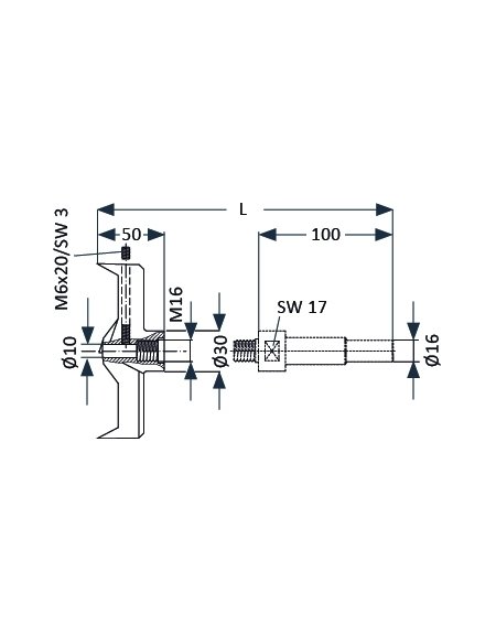 Sistema di foratura 3 in acciaio cromato Ø 101 - 130 mm in Sistema di foratura 3 di ZOBO
