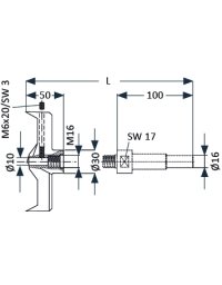 Sistema di foratura 3 in acciaio cromato Ø 101 - 130 mm in Sistema di foratura 3 di ZOBO