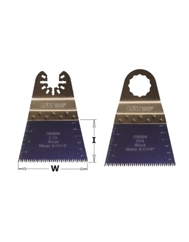Lames plongeantes de précision à denture  japonaise  pour bois - 68mm