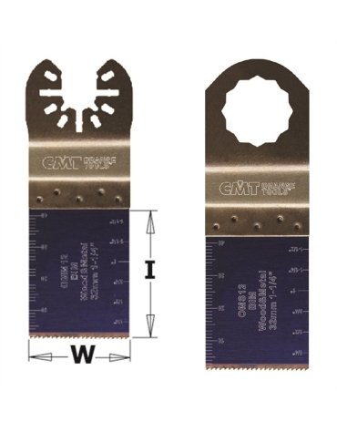 Lame per taglio a tuffo e a filo per legno e metallo - Lame oscillanti da 32 mm - Legno e metallo di CMT