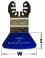 Rigid scraper for all materials - 52mm - Ref. CMTOMM19-X5 - l 26