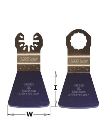 Spatole flessibili per tutti i materiali - 52 mm in Lame oscillanti - Multi-mat di CMT