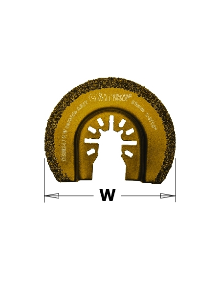 Carbide grit radial saw blade - 65mm