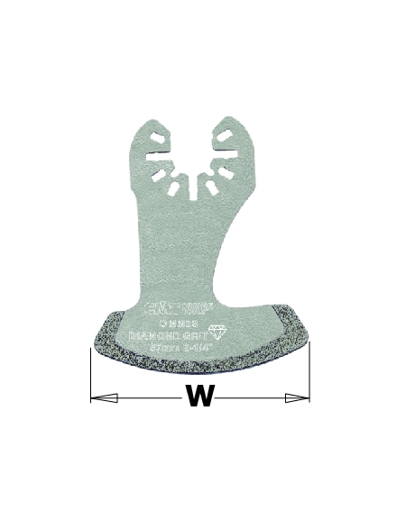 Diamond coated extra-long life segment saw blade - 57mm