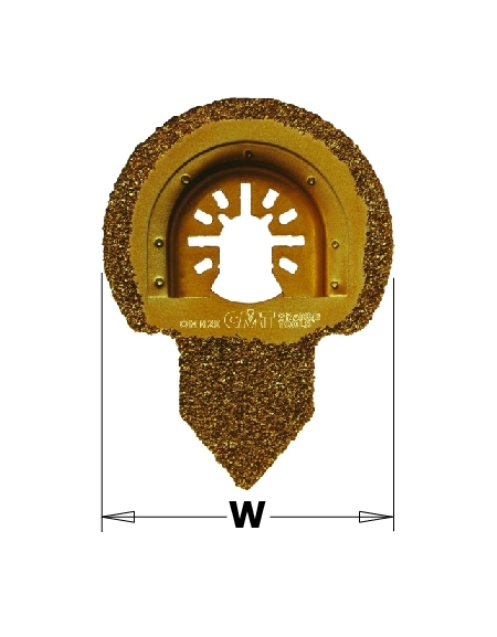 Hoja de sierra revestida en metal duro para eliminar cola de mortero- 65mm