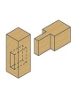 Straight router bits, short series