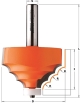 Solid surface decorative edge profile router bits