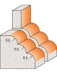 Frese a triplo raggio per materiali compositi in Punte per materiali compositi di CMT