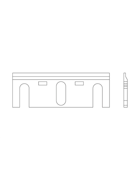 Adaptador de plaquitas para cepillo portátil