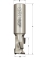 Diamond router cutters with shear angle - Ref. CMT14020261 - Z 1+1 (5DP + 1HW)