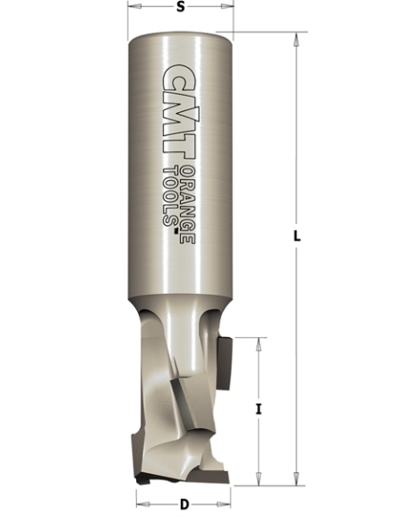 Fresas de corte axial en diamante (pcd)