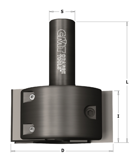 Porte-outil à profiler et feuillurer pour machines cnc