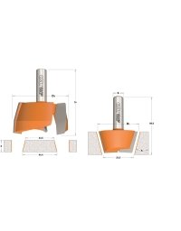 Set di frese per la riparazione di materiali compositi in punte per trapano per materiali compositi di CMT