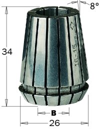 Pinces de serrage ER25