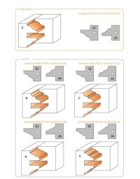 Set portautensili per profili e controprofili in Portautensili per pannelli di CMT