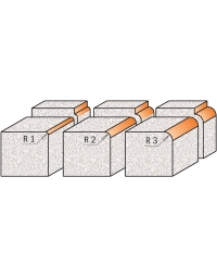 Abrundfräser für Mineralwerkstoffe