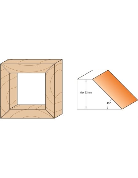Portautensili per smussi a 45° con inserti in Portautensili per smussi di CMT