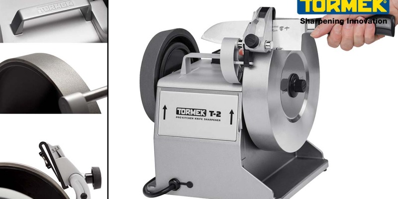Discover the Tormek T-2 Pro for kitchen knife sharpening.